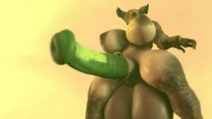 Deathclaw x Carmila - Fallout 4 animation on Crohasit