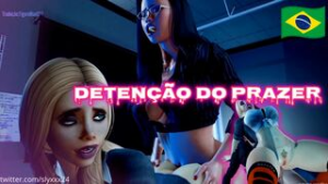 Detention [Slyxxx24] Traduzido Pt-Br - ﻿3D animation on Crohasit