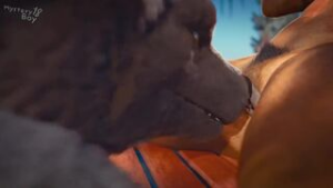 Doberman sex - ﻿3D animation on Crohasit