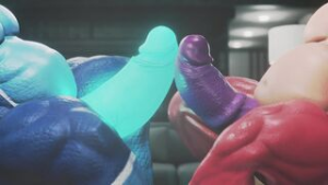 Druth & Rev Cock Growth - ﻿3D animation on Crohasit