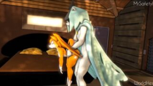 Dust x Fidget – MrSafetyLion - dust an elysian tail animation on Crohasit