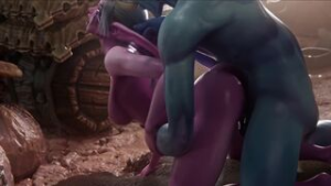Elf Got Captured - World of Warcraft animation on Crohasit