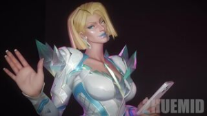 Emma Frost Visits the Studio - ﻿3D animation on Crohasit