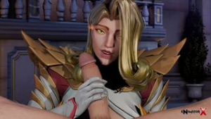 Emma Teasing and a Blowjob - Marvel animation on Crohasit