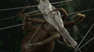 Enveloped by the Giant Spider - ﻿3D animation on Crohasit