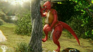EvilBanana – Reptile/Dragon Futanari, voiced by DelaliciousVA - ﻿3D animation on Crohasit