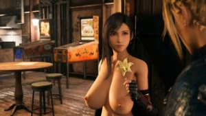 Final Fantasy remake Tifa nude mod 01 [ZetaFanservice] - Final Fantasy vii animation on Crohasit
