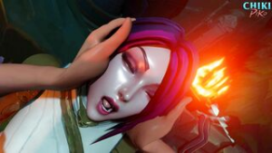 Fiora kissing you League of Legends - League of Legends animation on Crohasit
