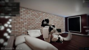 Friend joined in to watch~ | Sex with a follower (2) | Session - ﻿3D animation on Crohasit