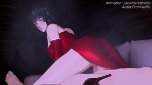 Fubuki – Riding - ﻿3D animation on Crohasit