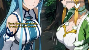Fuck Suguha and Asuna from SAO in different worlds (Sex JOI) - rule34 animation on Crohasit