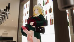 Fun at the bar - ﻿3D animation on Crohasit