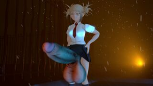 Futa Sword fight battle Toga vs ochaco (COMISSIONED) - iwara animation on Crohasit