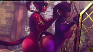 Futas cumming while fucked Volume 13 - ﻿3D animation on Crohasit