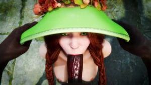 Garlick Gagging – Part 1 (Black) [Sharlean Tails] - ﻿3D animation on Crohasit