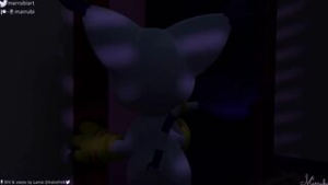 Gatomon sneak on Renamon master P1 [Marrubi] - ﻿3D animation on Crohasit
