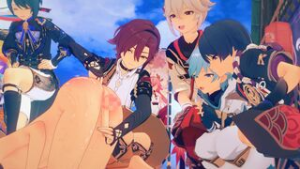 Genshin Boys Playing Prostate 4K/60FPS [Doutei Chinpoo] - Genshin Impact animation on Crohasit
