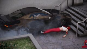 Getting unstuck from a sicky situation… [GTA5] - ﻿3D animation on Crohasit