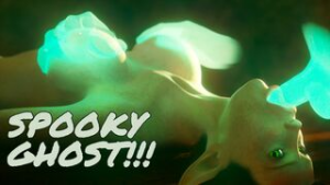 Ghost throat fucks busty elf + makes dad jokes - ﻿3D animation on Crohasit