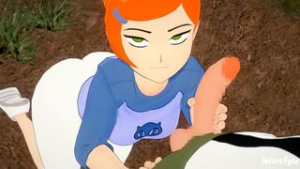 Gwen and Ben Tennyson fuck at camp - Ben 10 animation on Crohasit