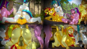 HISS Futa My little Pony PMV - ﻿3D animation on Crohasit