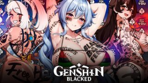 [HMV] Genshin Waifus BLACKED 2 [4K] - Genshin Impact animation on Crohasit