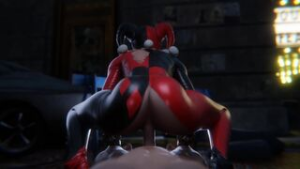 Harley Quinn Cowgirl Ride [Ulfsark3D] - ﻿3D animation on Crohasit