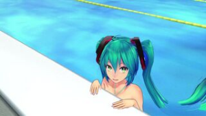 Hatsune Miku Pool – Prequel - vocaloid animation on Crohasit