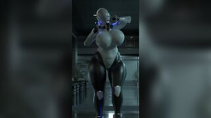 Haydee showing off - Haydee animation on Crohasit