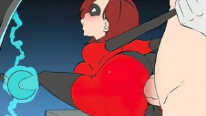 Helen Parr gets anal fucked through her outfit (Farts Edition) [Butcha-U/Eroquis] - The Incredibles animation on Crohasit