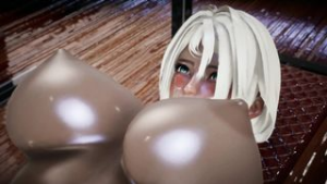 Hot girl with Big tits fucks in the gym - ﻿3D animation on Crohasit