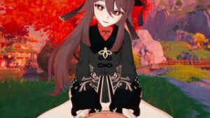 Hu Tao enjoys ride POV - Genshin Impact animation on Crohasit