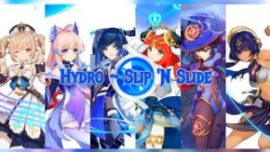 Hydro-Slide ‘n Slide - Genshin Impact animation on Crohasit