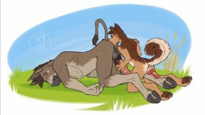 In a meadow - 2D animation on Crohasit