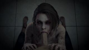 Jill Valentine PoV Blowjob [Clothed][Zombie][BlueLight] - ﻿3D animation on Crohasit