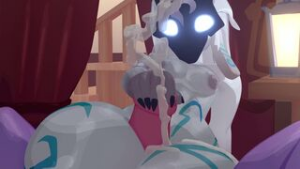 KINDRED THIGH THICC JOB for SORAKA - League of Legends animation on Crohasit