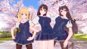 [KKS/MMD] [KARA-STEP] Sawamura Spencer Eriri, Kato Megumi, Kasumigaoka Utaha - ﻿3D animation on Crohasit