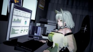 Kaltsit handjob - arknights animation on Crohasit