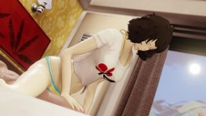 Kawakami Relieves Stress in Hawaii - Persona animation on Crohasit