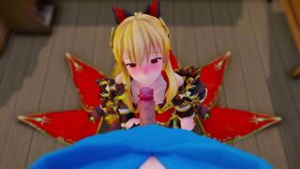 KhaoMMD Blowjob - ﻿3D animation on Crohasit