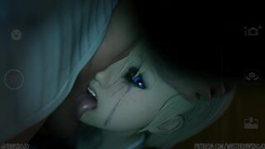 Kingdom Hearts ~ Riku X Namine: Roughest Sloppiest Blowjob ~ MasterDan - ﻿3D animation on Crohasit