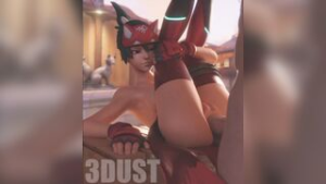 Kiriko Anal Creampie - Overwatch animation on Crohasit