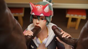 Kiriko [Blacked][Aphy3d] - ﻿3D animation on Crohasit