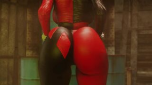 Kishi3D Harley Quinn Twerk Compilation - Batman animation on Crohasit