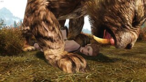 Kitty ambush - The Elder Scrolls V: Skyrim animation on Crohasit