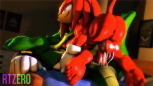 Knuckles and Vector Hot Sex [RTZero] - ﻿3D animation on Crohasit