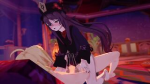 Koikatsu Hu tao 01 (Sample) - Genshin Impact animation on Crohasit