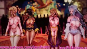Lanzfh Seggs Dance 1 - Genshin Impact animation on Crohasit