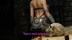 Legate rikke gets a dovahdicking - The Elder Scrolls V: Skyrim animation on Crohasit