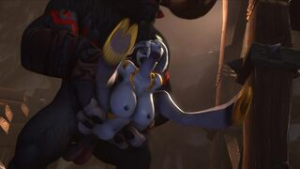 Lightforged X Tauren - ﻿3D animation on Crohasit